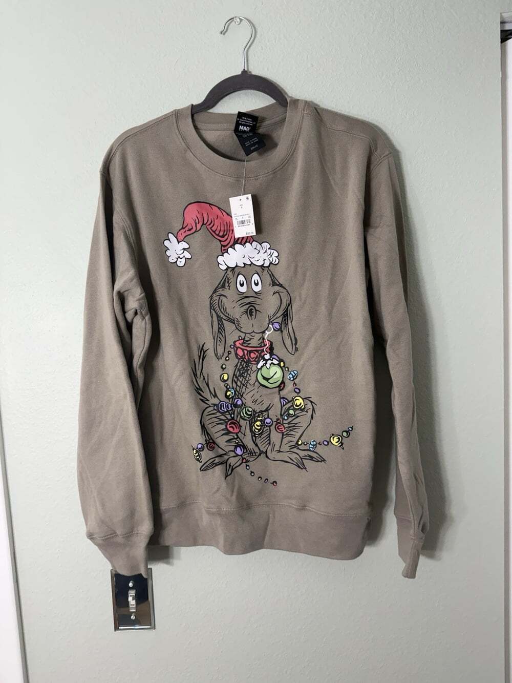 The Grinch Christmas Sweater - Brown - Max - Men’s Small New with Tags